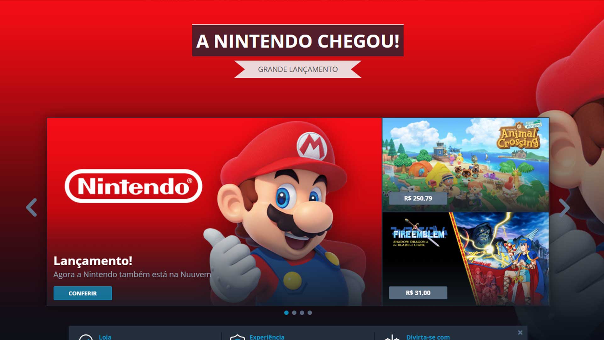 Nintendo e Nuuvem: Perguntas e respostas